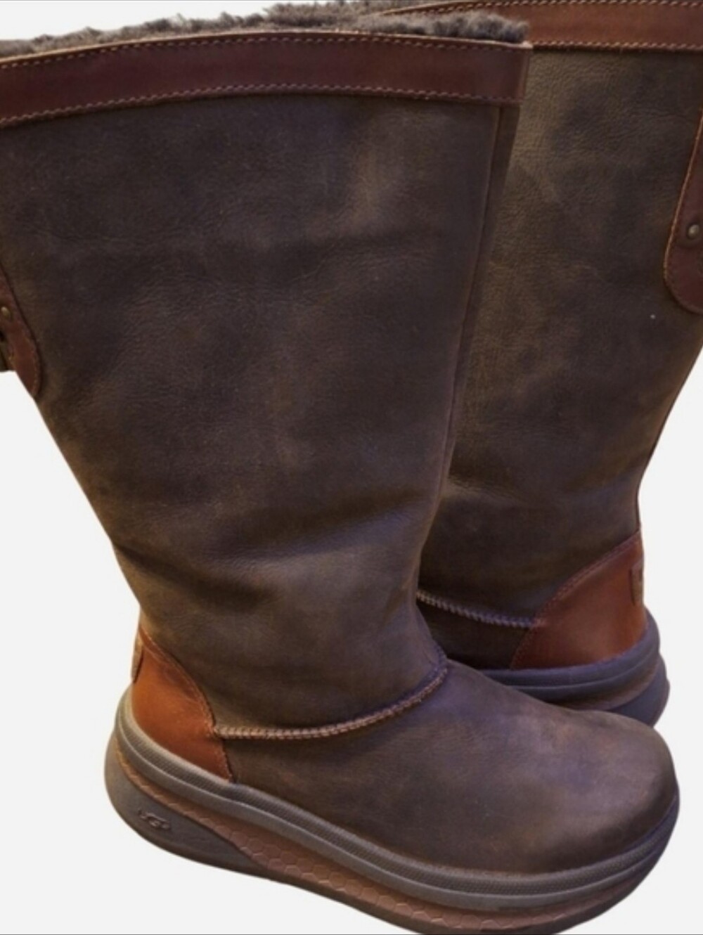 UGG Knee-High Leather Boots